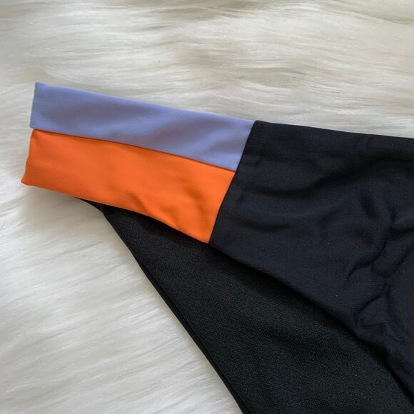 Prana NWT Innix Black Moderate Coverage Reversible Bikini Bottom XL - Picture 3 of 10